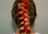 Прическа на длинные волосы: французская коса с лентой видео