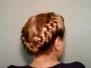 Видео урок плетения кос: ретро прическа 