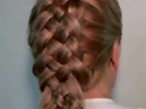 Плетение косы из 5 прядей (шахматка) самой себе - видео урок