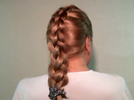 Видео урок плетения кос: объемная квадратная коса