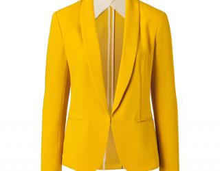 Жёлтый пиджак - с чем носить?
